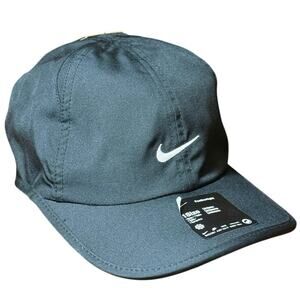 Nike Dri-FIT Club Featherlight Cap Black Adjustable Performance Running Hat NWT